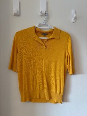 COS Yellow Polo Shirt